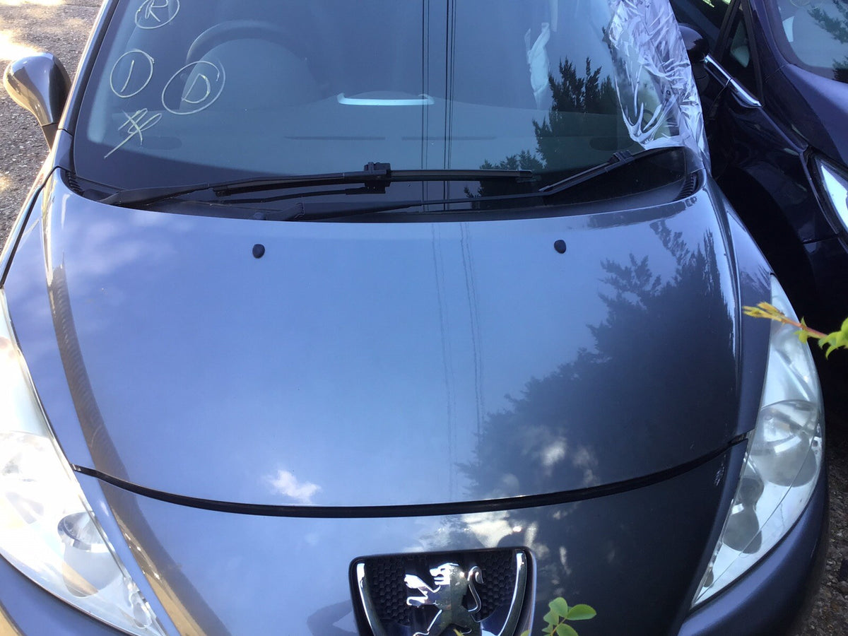 PEUGEOT 207 BONNET THORIUM GREY METALLIC PAINT CODE KTH 2006 20124