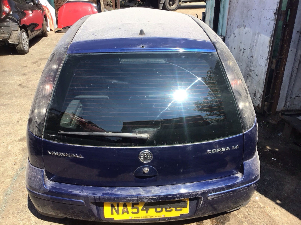 VAUXHALL CORSA C TAILGATE ULTRABLAU METALLIC PAINT CODE Z21B 2001 20063