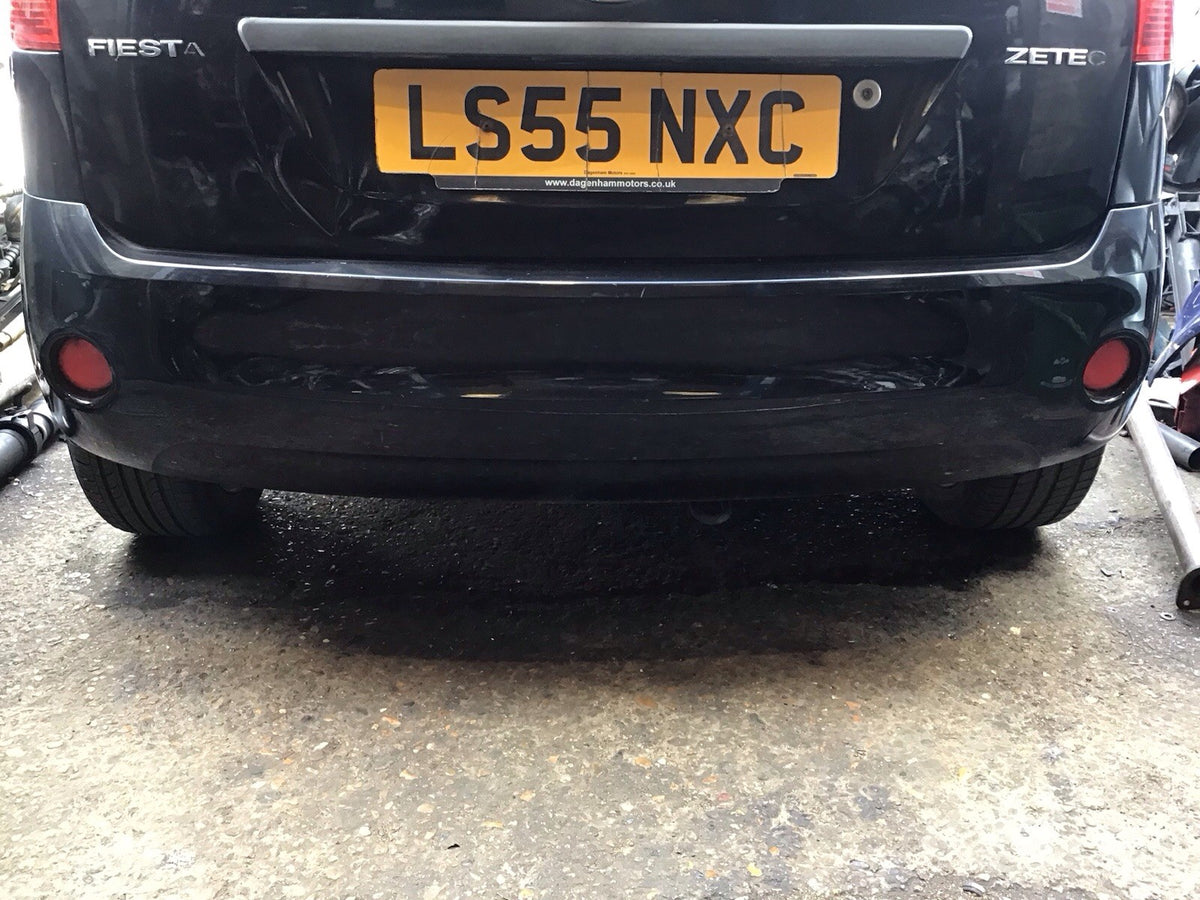 FORD FIESTA MK6 REAR BUMPER PANTHER BLACK FACE LIFT 2004 20071