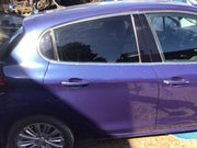 PEUGEOT 208 DRIVERS SIDE REAR  DOOR  VIRTUAL BLUE KUC  5 DOOR MODEL 2012 20182