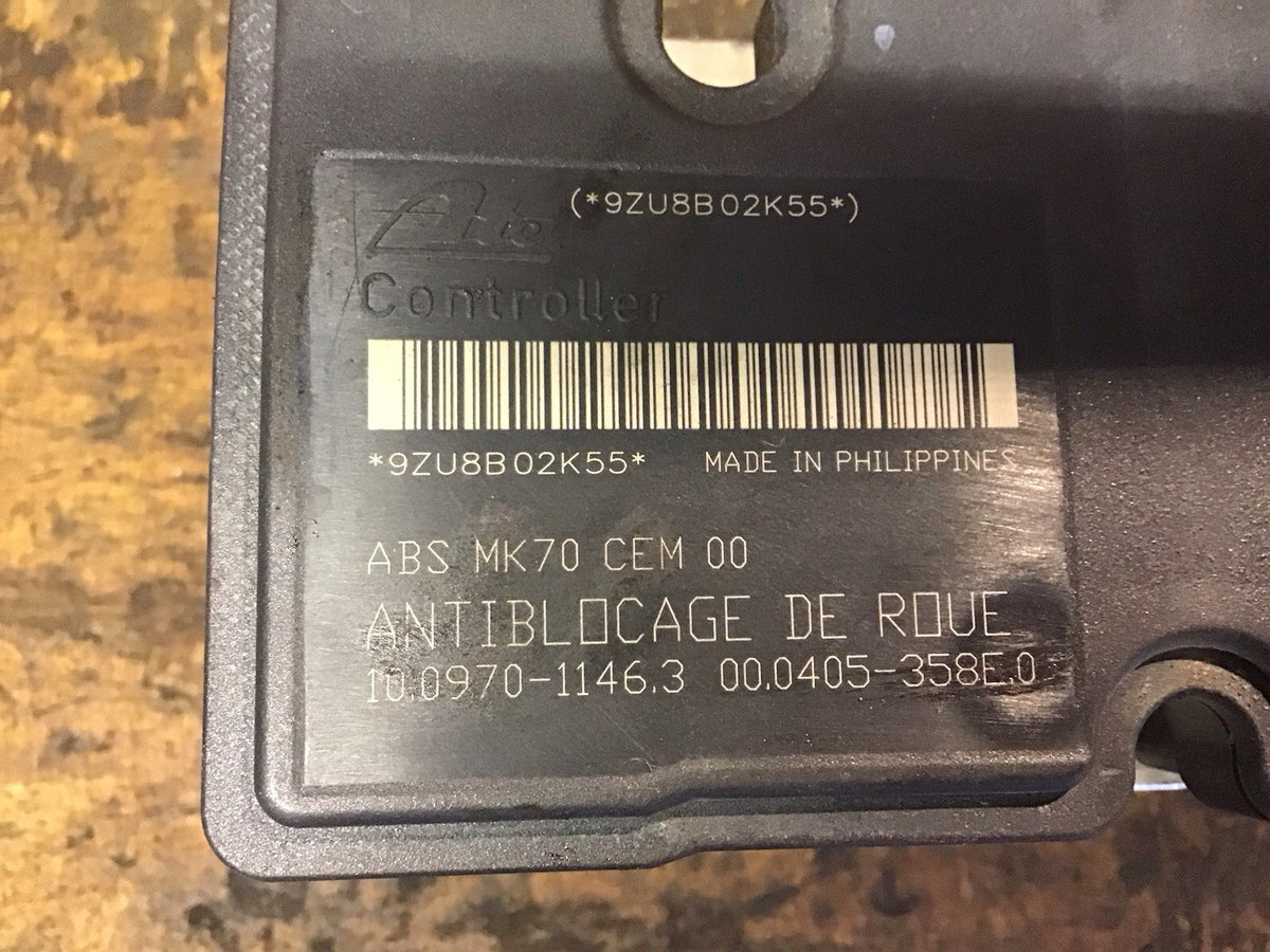 PEUGEOT 207 ABS PUMP MODULE 9663945580 ATE 10.0207 0105.4 2006 20122