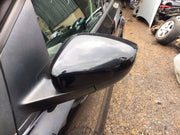 VOLKSWAGEN POLO 6R PASSENGERS SIDE N/S WING MIRROR BLACK PEARL LC9X  2009 20171