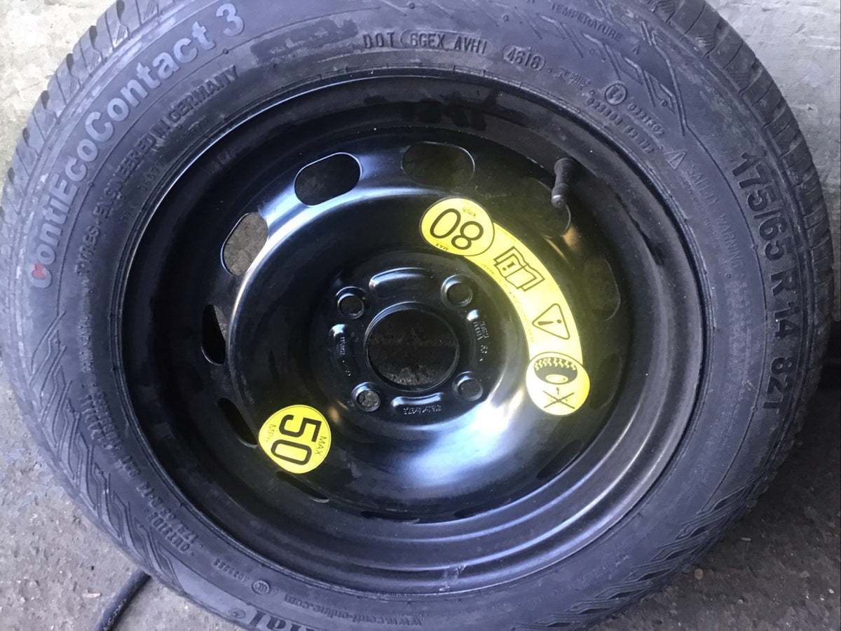FORD FIESTA MK7 SPARE WHEEL 14'' STEEL RIM TYRE 175X65X14 2009 20173