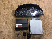 JAGUAR X TYPE 2.5 PETROL  ECU KIT 6X43 10K975 CS MANUAL AWD 2004 20090
