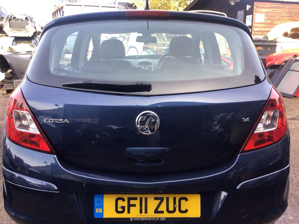VAUXHALL CORSA TAILGATE WATERWORLD BLUE PAINT CODE Z22A  5 DOOR  2006 20142