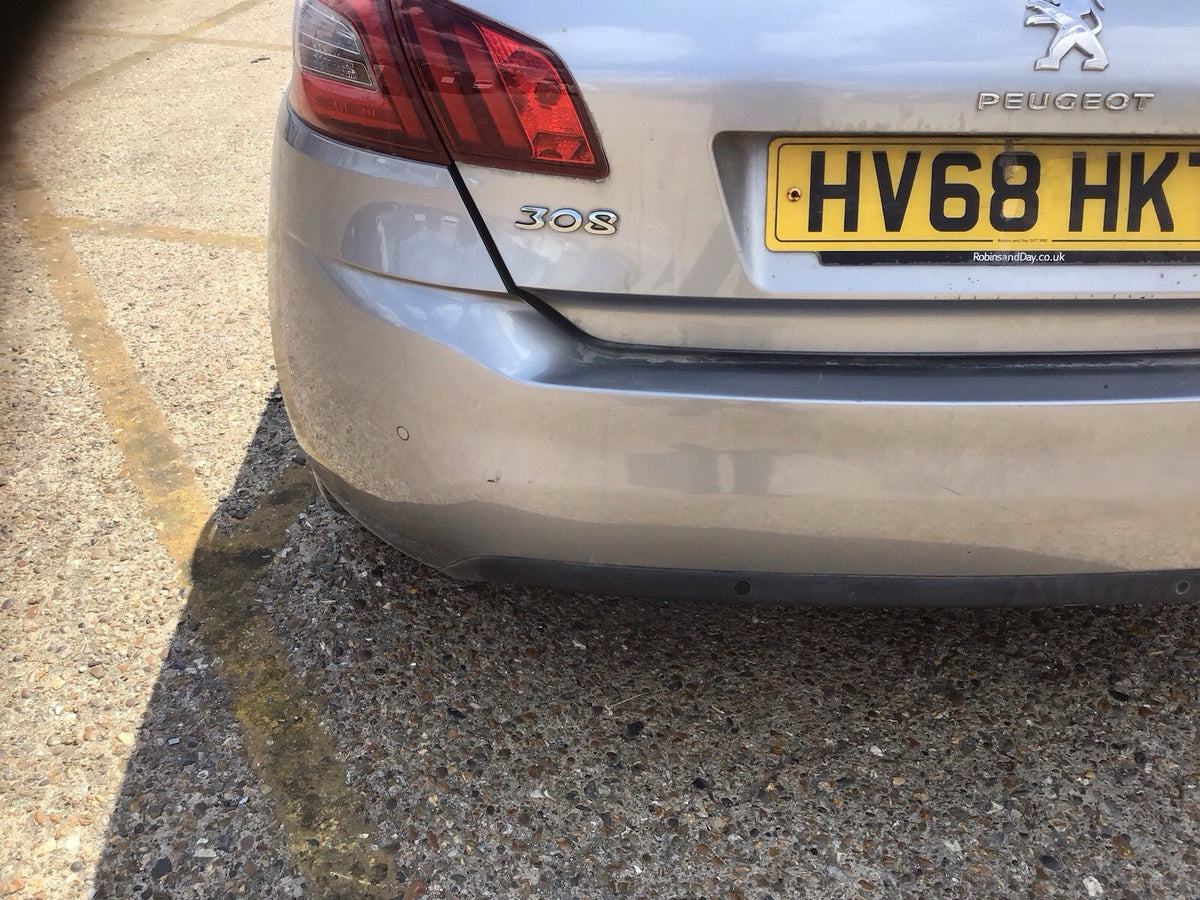 PEUGEOT 308  MK2 REAR BUMPER ARTENSE GREY PAINT CODE KCA  2013 20193