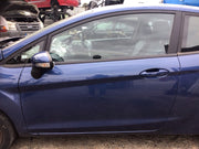 FORD FIESTA MK7 PASSENGER SIDE DOOR OCEAN BLUE METALLIC  3 DOOR MODEL 2008 20174