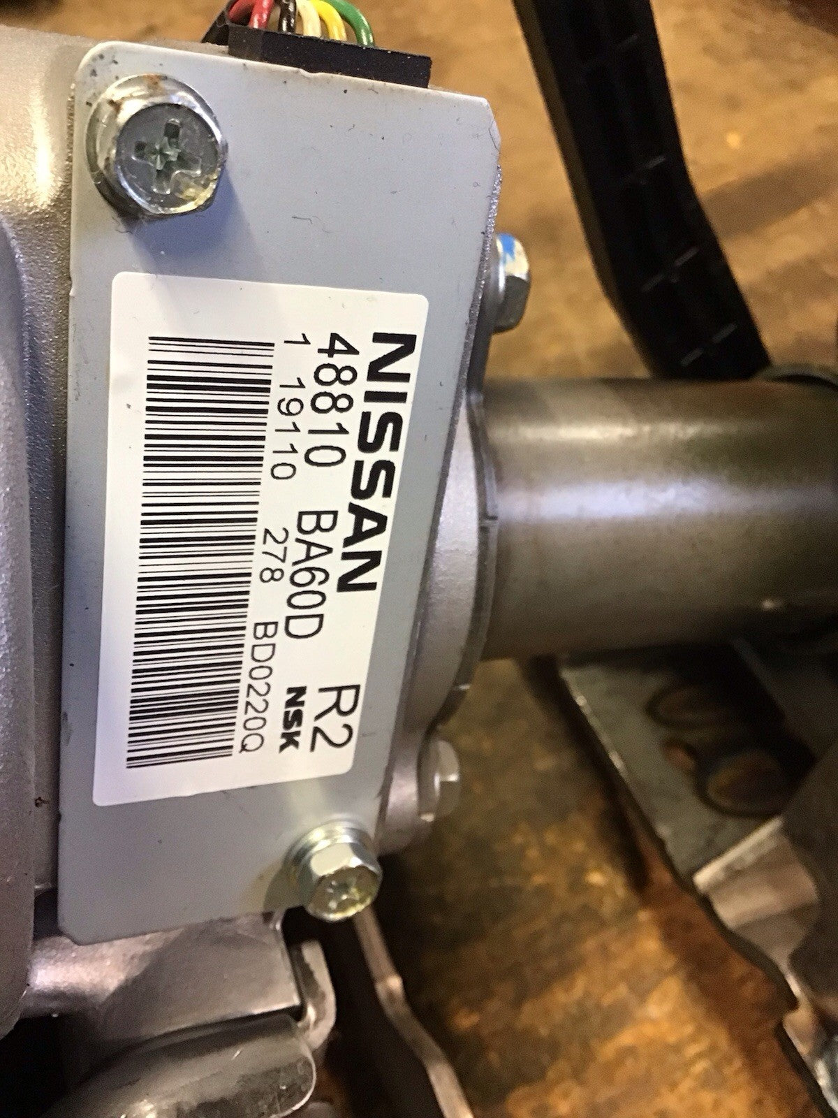NISSAN JUKE J15  ELECTRIC POWER STEERING COLUMN PUMP AND ECU 48810BA60D  14 20194