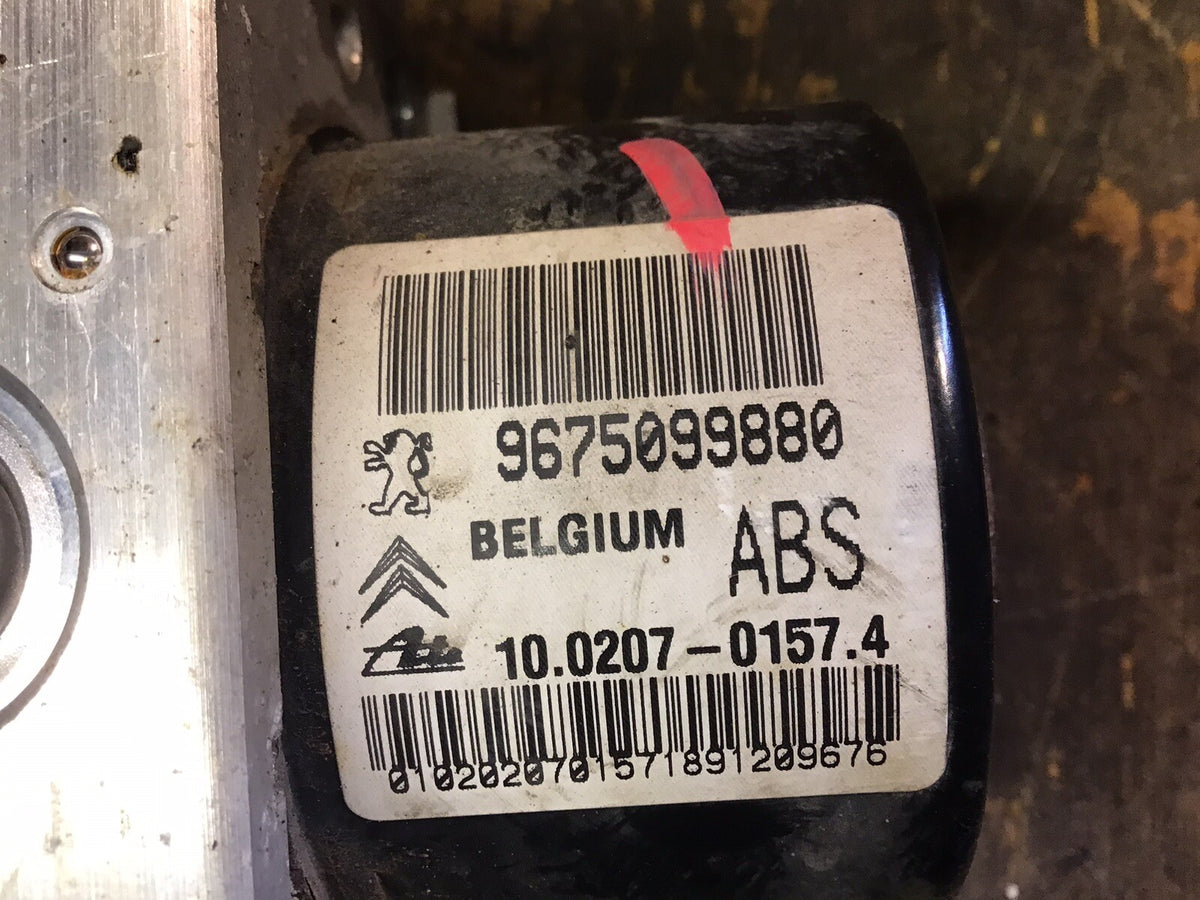 PEUGEOT 207 ABS PUMP MODULE 9675099880 ATE 10.0207 0157.4 2006 20121