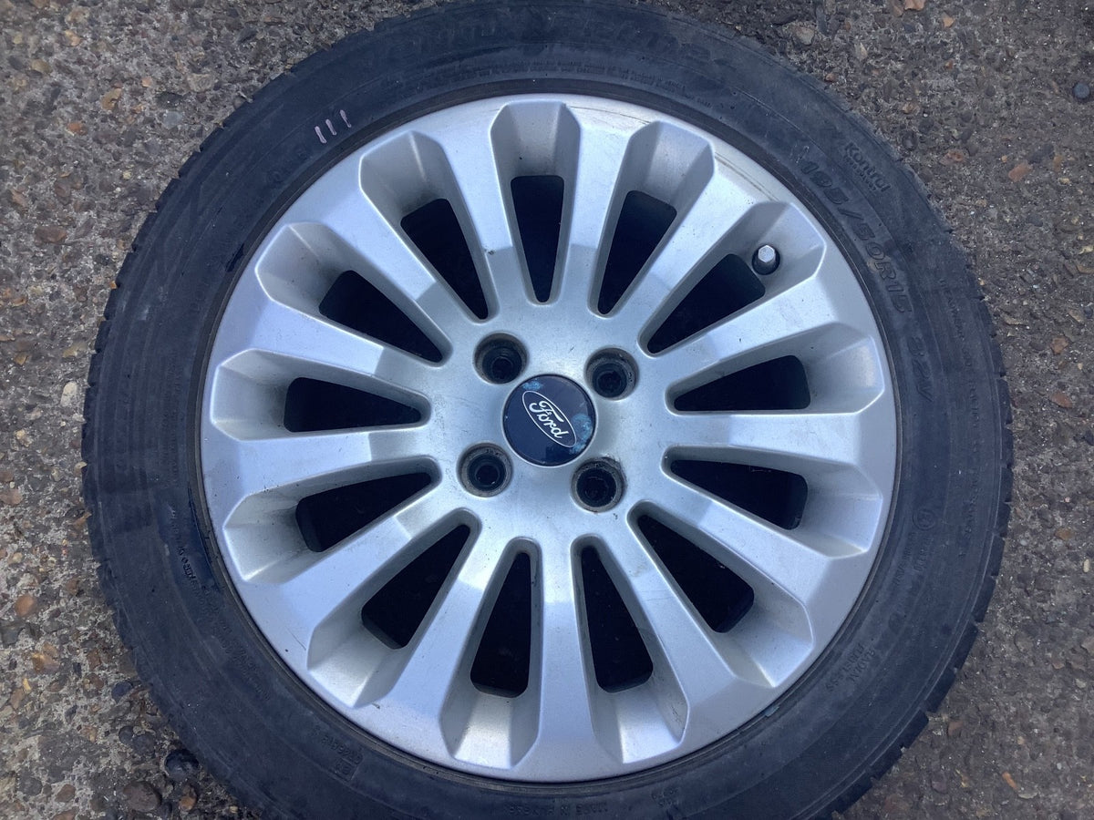 FORD KA MK2 ALLOY WHEEL 15'' TYRE 195X50X15 9S5J 1007 BA 2009 20152