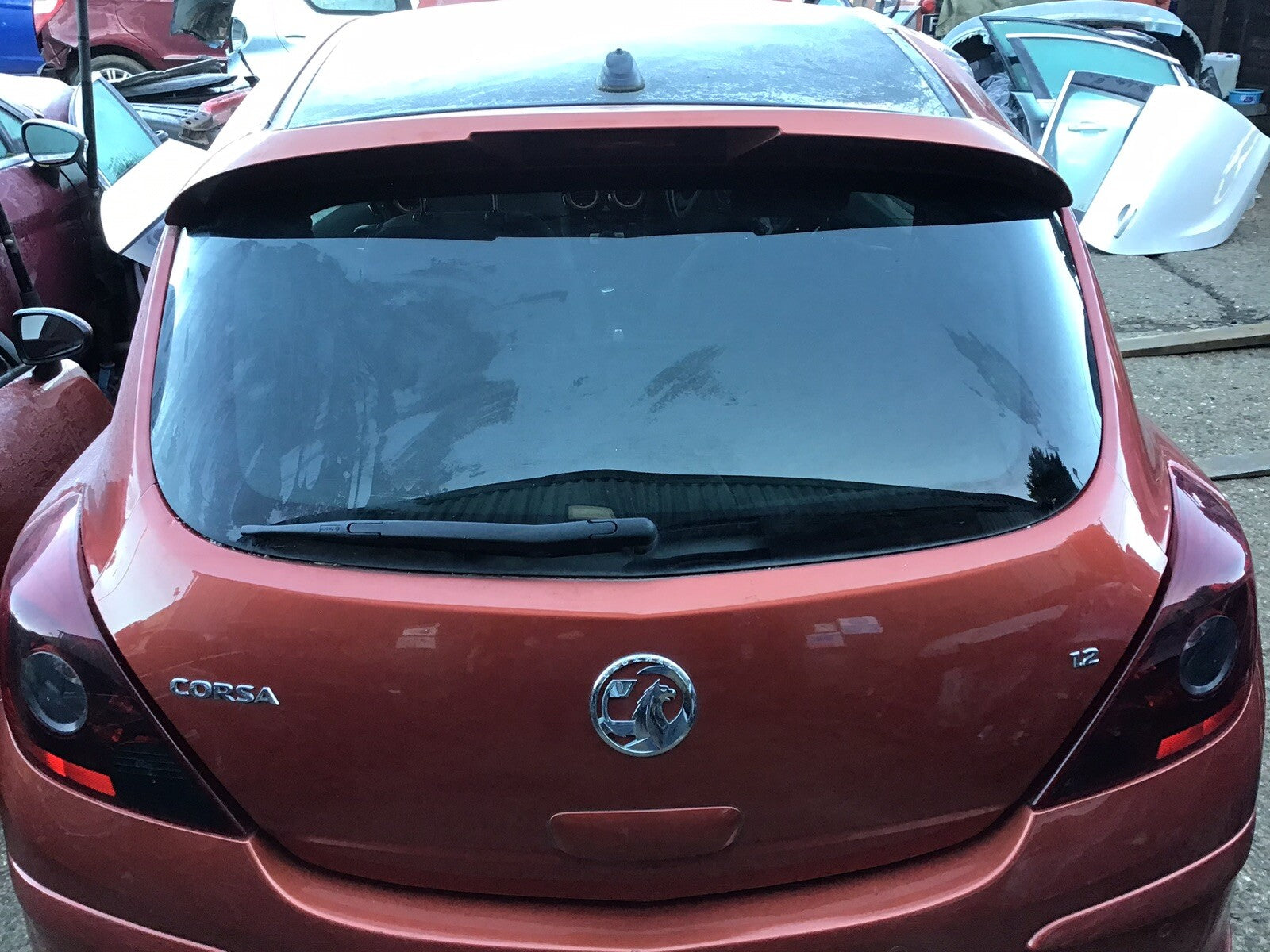 VAUXHALL CORSA D TAILGATE CHILLI ORANGE METALLIC Z50K 3 DOOR MODEL 2006 20141