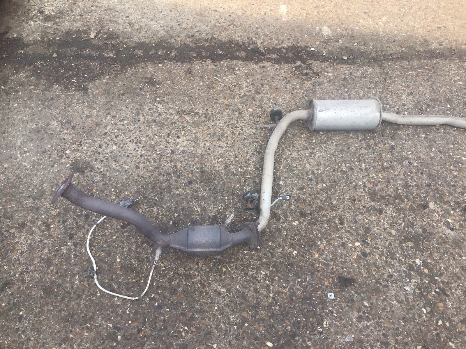 HONDA JAZZ MK2 EXHAUST CAT CATALYTIC CONVERTER COMPLETE LAMBDA SENSOR 2002 20081