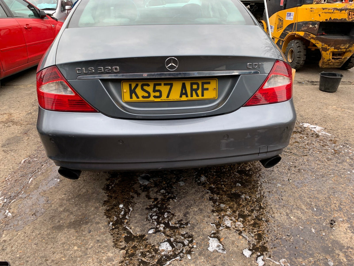 MERCEDES CLS REAR BUMPER METALLIC GRAY C638 COMPLETE 2004 20100