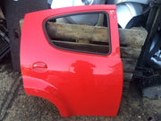 PEUGEOT 107 DRIVER'S SIDE O/S REAR DOOR SCARLET RED PAINT CODE KJH 2005 20125