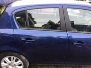 VAUXHALL CORSA D DRIVERS SIDE O/S REAR DOOR ULTRA BLUE METALLIC Z21B 2006 20142