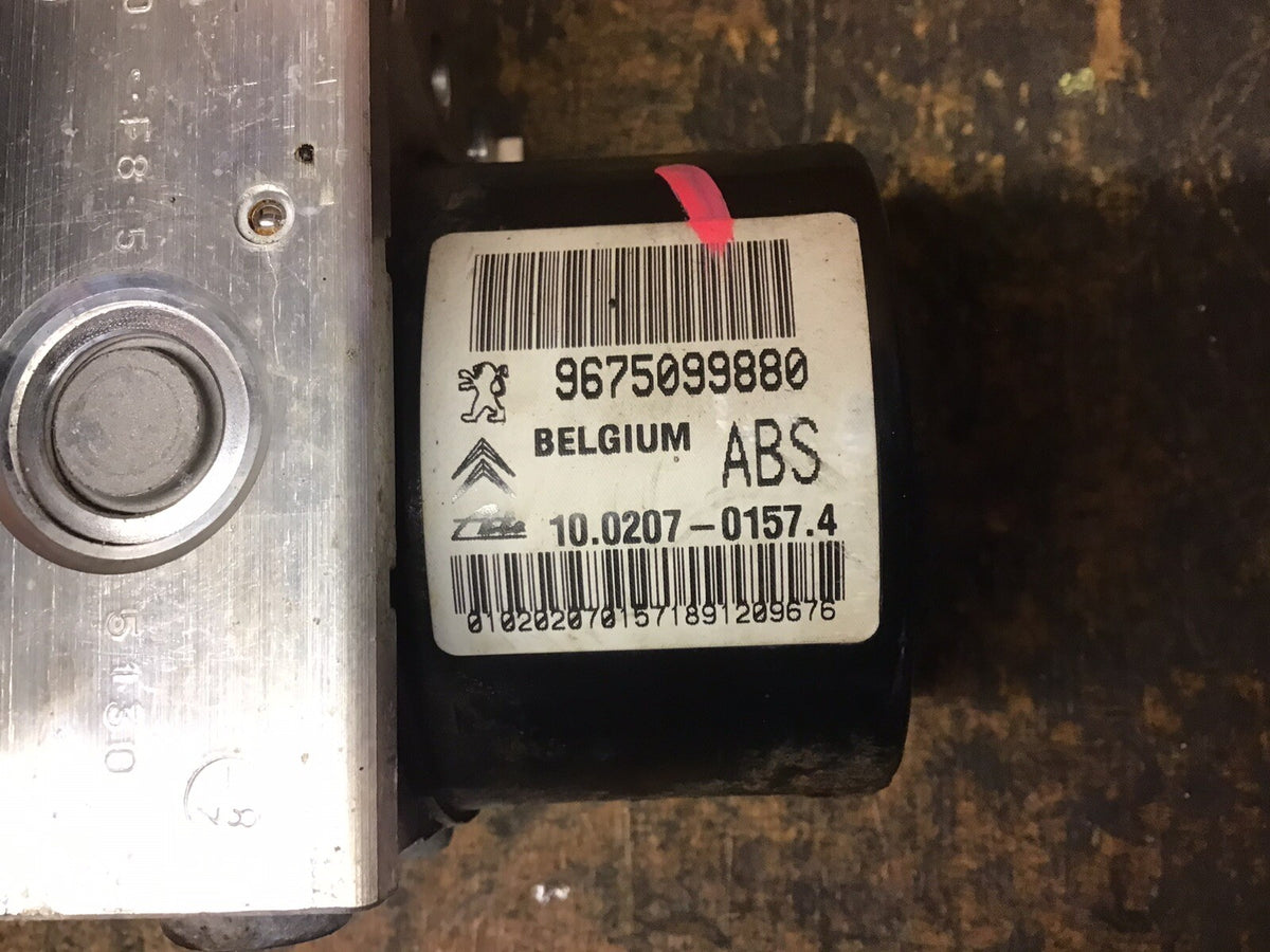 PEUGEOT 207 ABS PUMP MODULE 9675099880 ATE 10.0207 0157.4 2006 20125