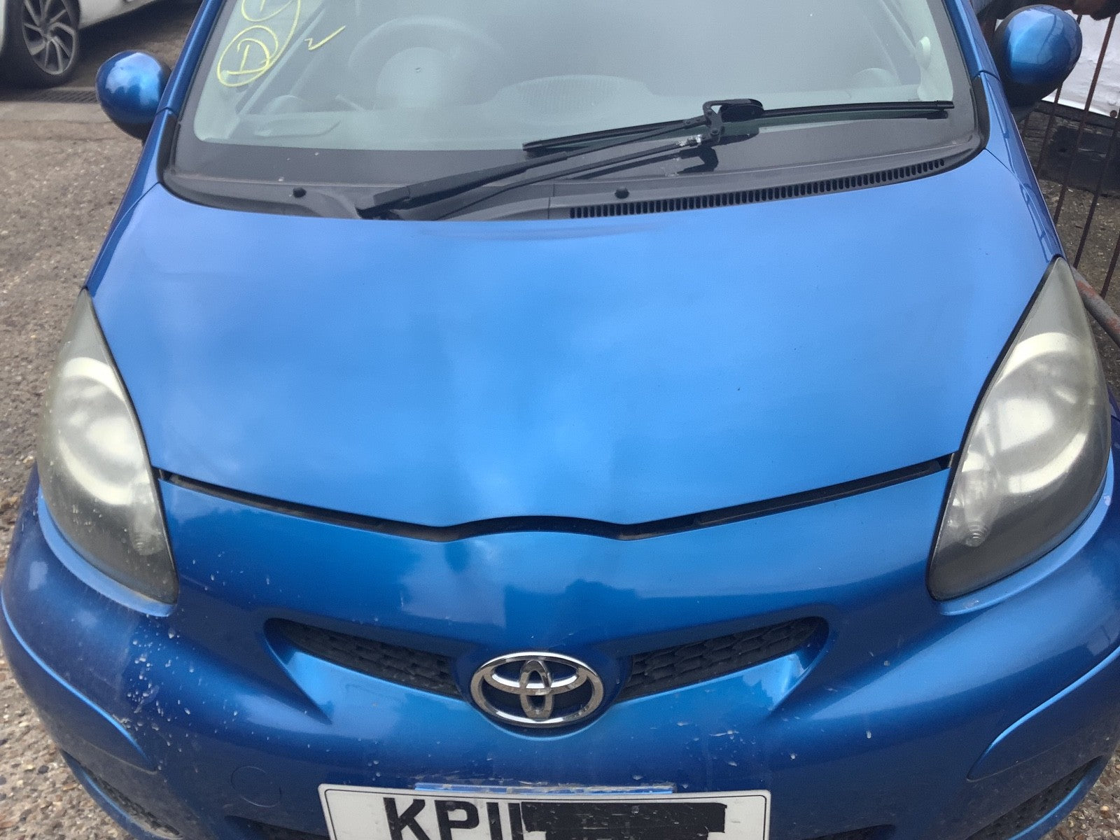 TOYOTA AYGO BONNET ELECTRA BLUE CODE 8U7 2005 20140