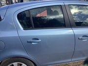VAUXHALL CORSA D DRIVER SIDE O/S REAR DOOR CRINAN BLUE Z22R 5 DOOR 2006 20147