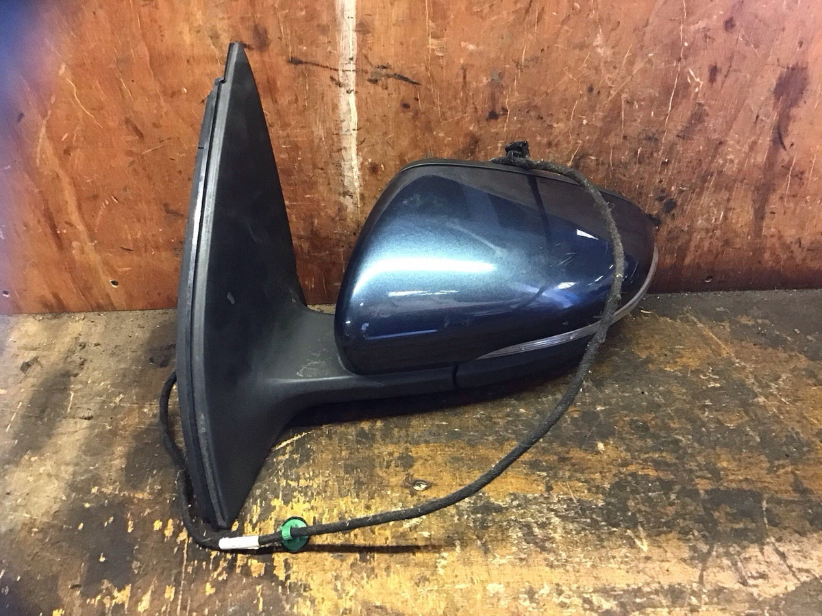 VOLKSWAGEN GOLF MK6 PASSENGER'S SIDE MIRROR BLUE GRAPHITE PEARL  LC5F  2009 20125