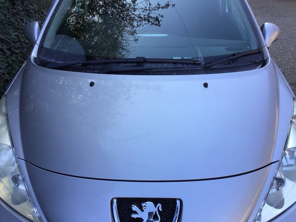 PEUGEOT 207 BONNET SILVER METALLIC PAINT CODE EZR 2006-20128