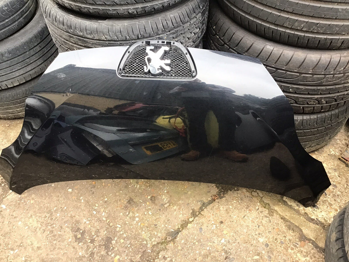 PEUGEOT 107 BONNET IN BLACK METALLIC PAINT CODE EXZ 2005-20122