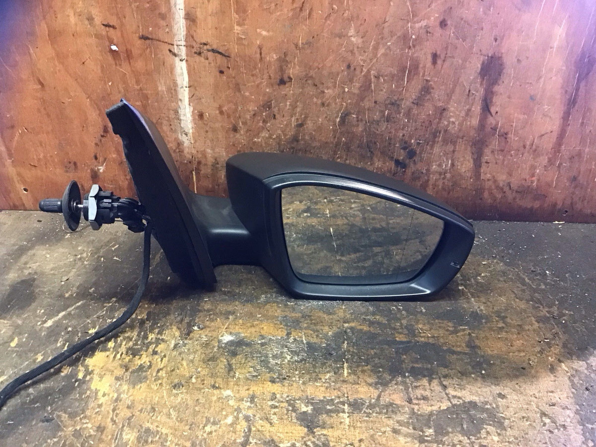 VOLKSWAGEN POLO 6R DRIVER'S SIDE MIRROR BLACK 6R2857508Q  2009 20154
