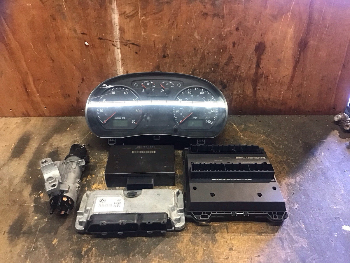 VOLKSWAGEN POLO 9N3 1.4 PETROL ECU KIT 03C906024AD BUD 2005 20090