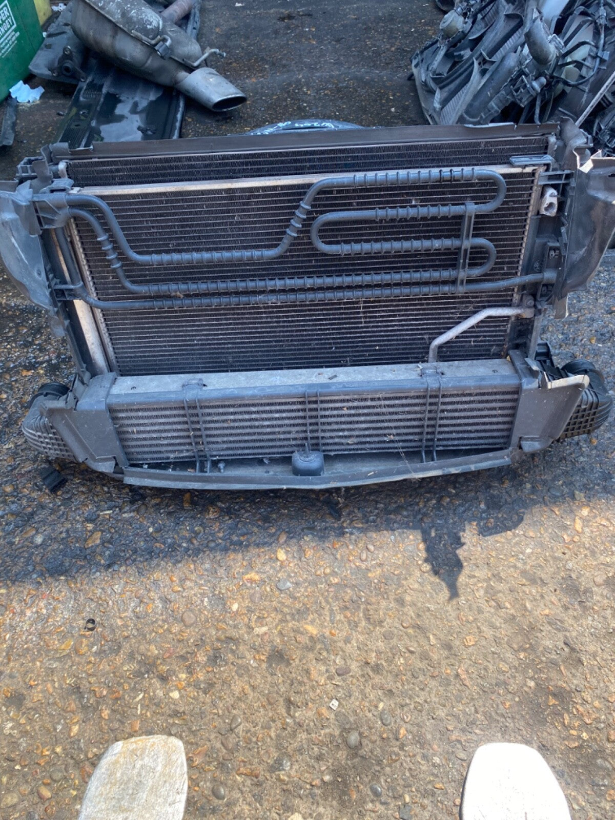 MERCEDES C CLASS W204 1.8 COMPRESSOR  AUTOMATIC RADIATOR FAN COWLING 2008 20130