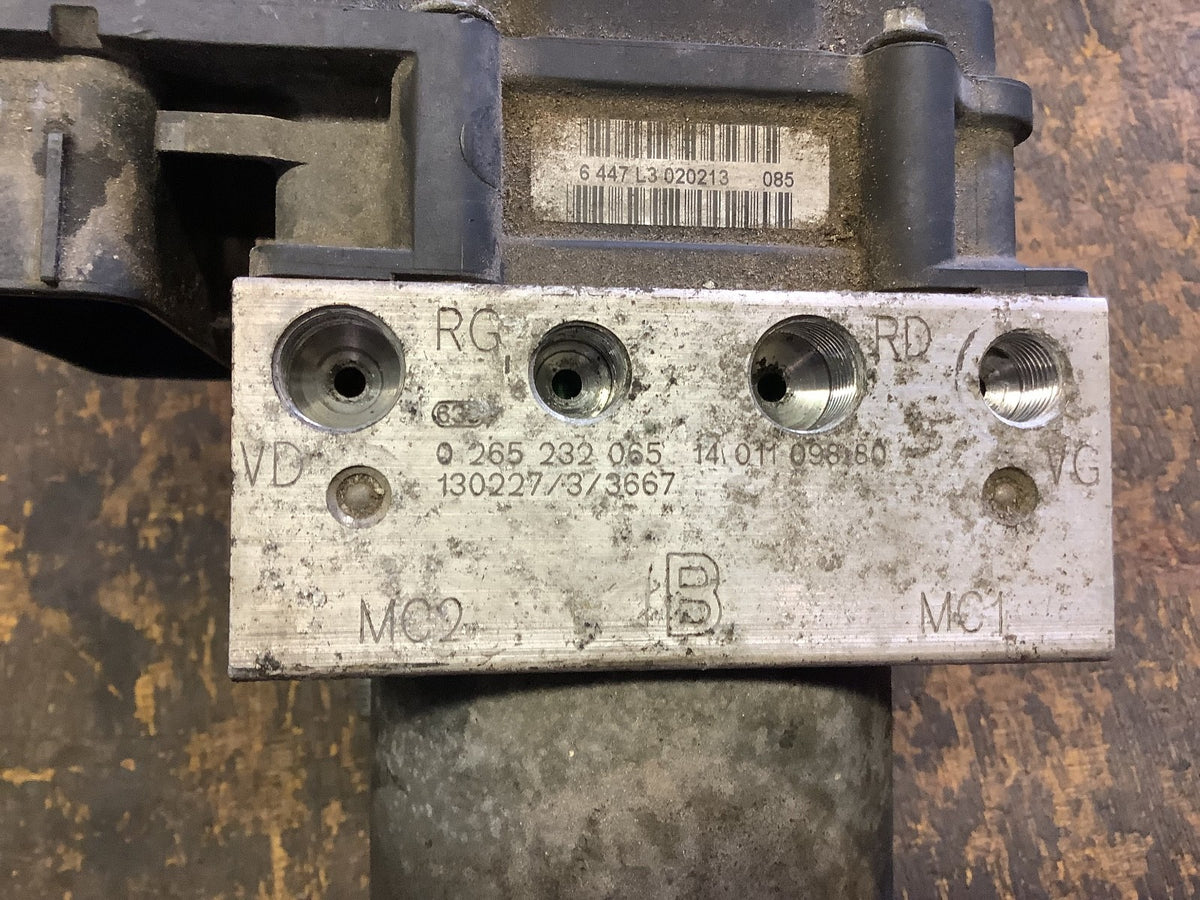 PEUGEOT EXPERT ABS PUMP MODULE  DIESEL 0265232065 2007 20166