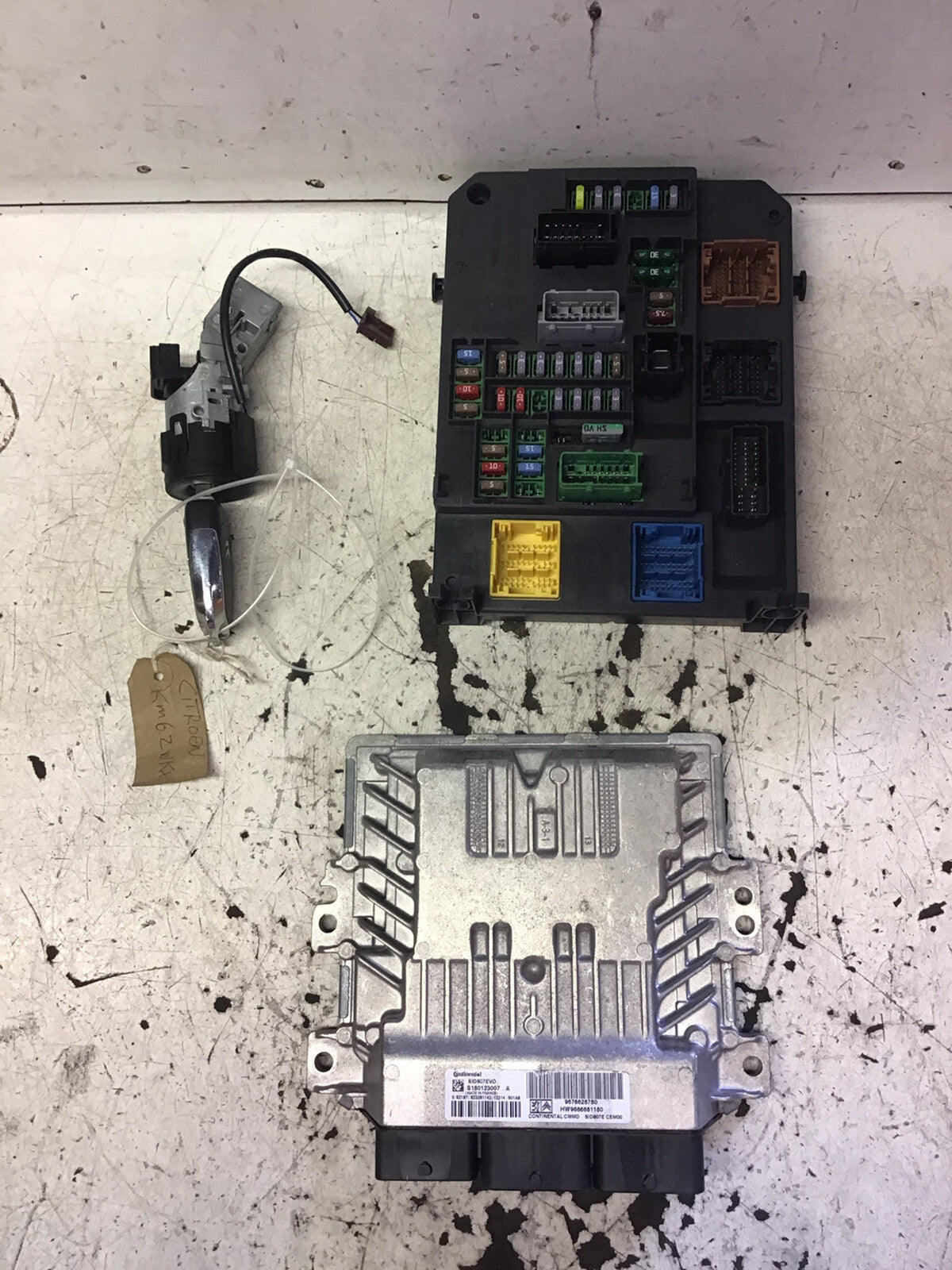 CITROEN DS4 1.6 HDI DIESEL ECU KIT 9666681180 9678628780 2010 20160