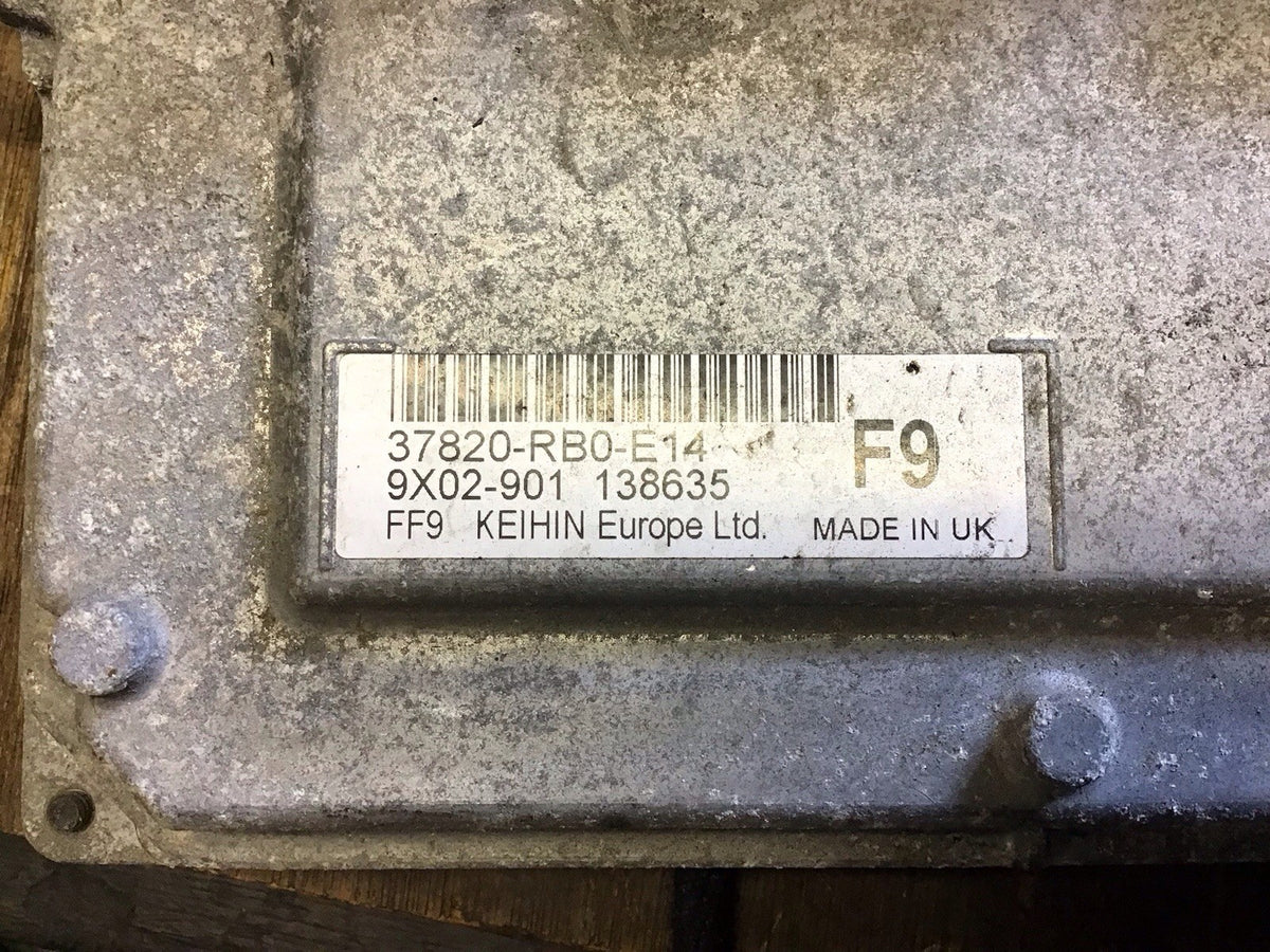 HONDA JAZZ MK3 1.3 PETROL ENGINE CONTROL UNIT ECU 37820 RB0 E14 2009 20143