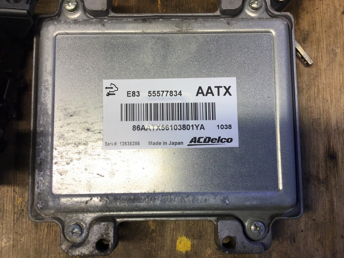 VAUXHALL CORSA D 1.2 PETROL ECU KIT 55577834 AATX A12XER 2010 20145