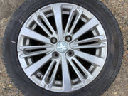 PEUGEOT 208 ALLOY WHEEL 16'' 9808137577 TYRE 195X55X15 2012 20193