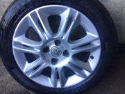 VAUXHALL CORSA ALLOY WHEEL 16'' OPO33 AND TYRE 195X55X16 2006 20142