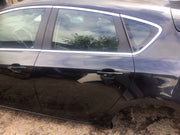 VAUXHALL ASTRA J PASSENGER SIDE N/S REAR DOOR  CARBON FLASH BLACK Z22C 2010 20154