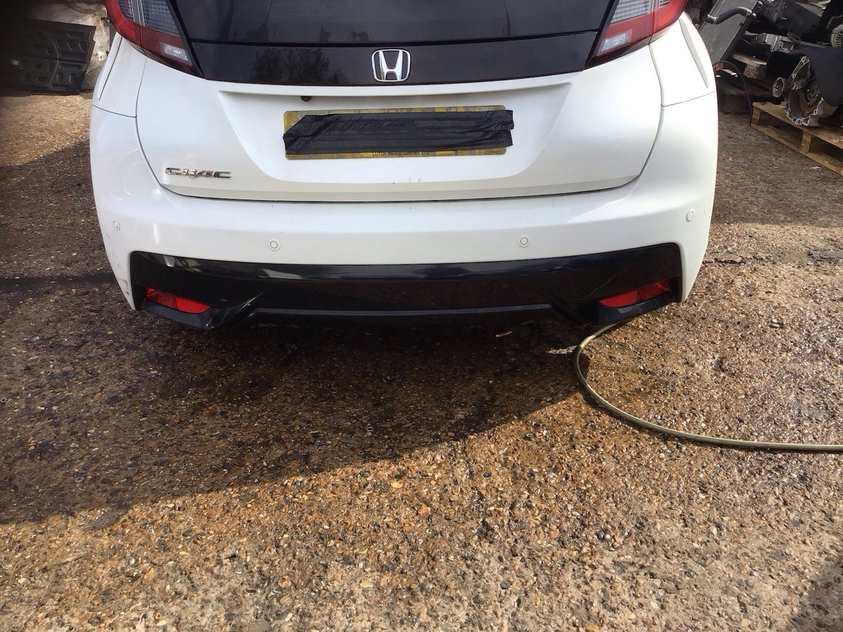 HONDA CIVIC MK9 REAR BUMPER IN WHITE ORCHID NH788P 2012 20171