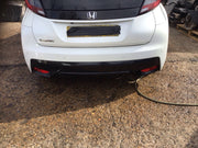 HONDA CIVIC MK9 REAR BUMPER IN WHITE ORCHID NH788P 2012 20171