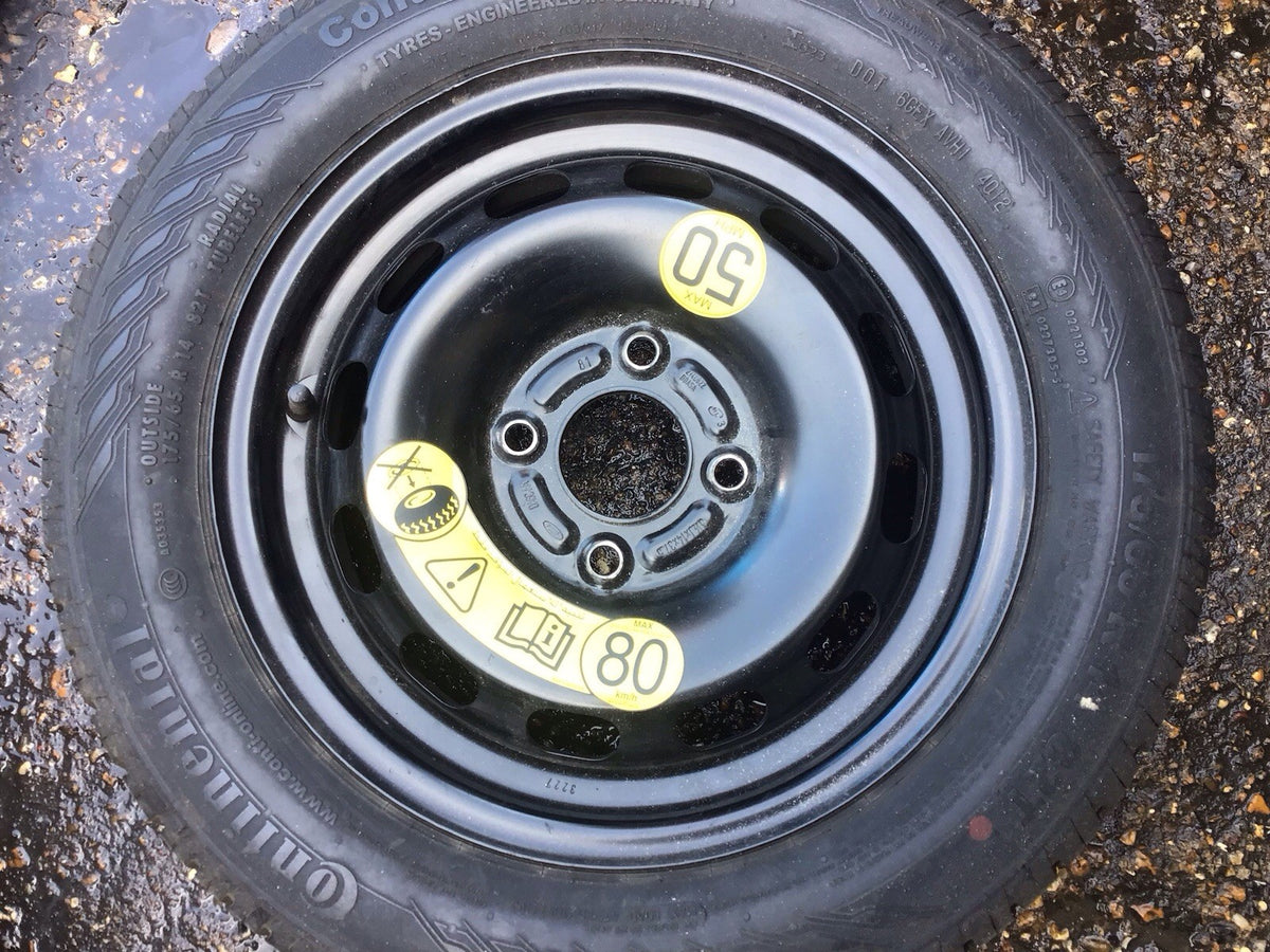 FORD FIESTA MK7 SPARE WHEEL 14'' STEEL RIM TYRE 175X65X14 2009 20174