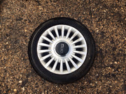 FIAT 500 ALLOY WHEEL 15" 51845435 WITH TYRE 185X55X15 2008 20211