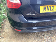 FORD FOCUS MK3 REAR BUMPER PANTHER BLACK  METALLIC HATCHBACK 2011 20183