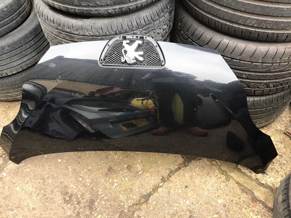 PEUGEOT 107 BONNET IN BLACK METALLIC PAINT CODE EXZ 2005-20124