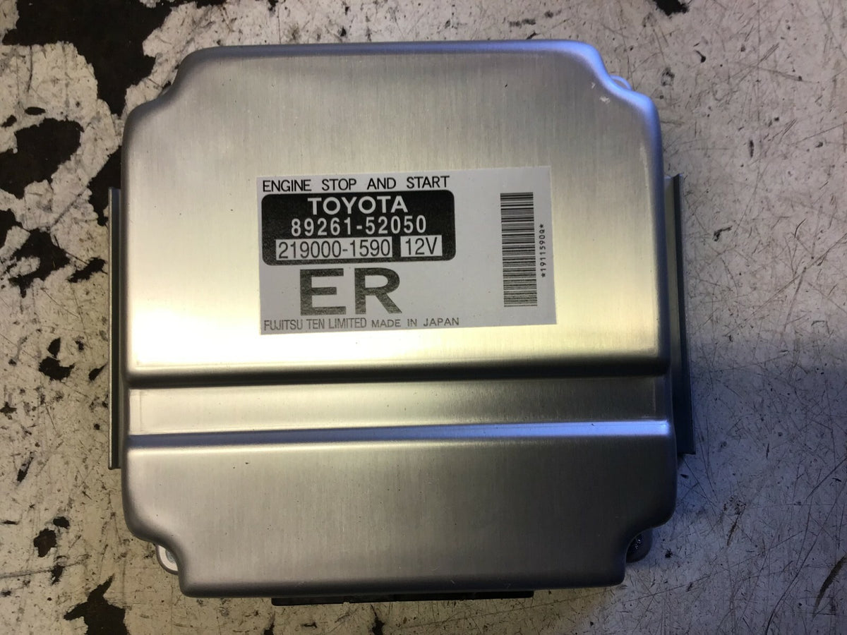 TOYOTA YARIS MK2 1.3 ENGINE STOP/START CONTROL ECU MODULE 89261 52050 2006 2011 1