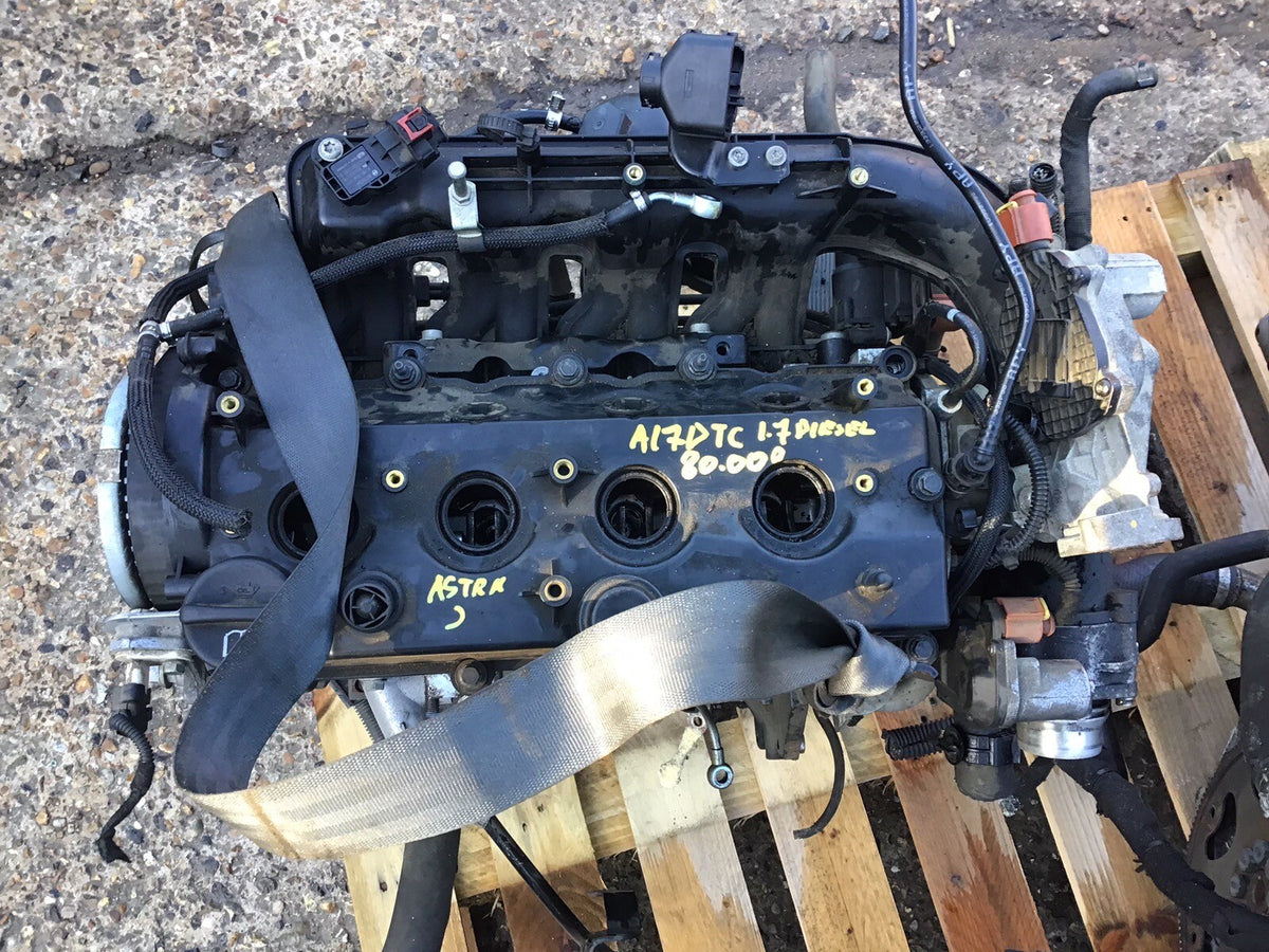 VAUXHALL ASTRA J 1.7 CDTI DIESEL ENGINE  CODE A17DTC 80000 MILES BARE 2010 20152