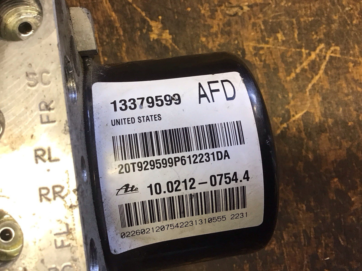 VAUXHALL ASTRA J MK6 ABS PUMP MODULE 13379599 2010 20153