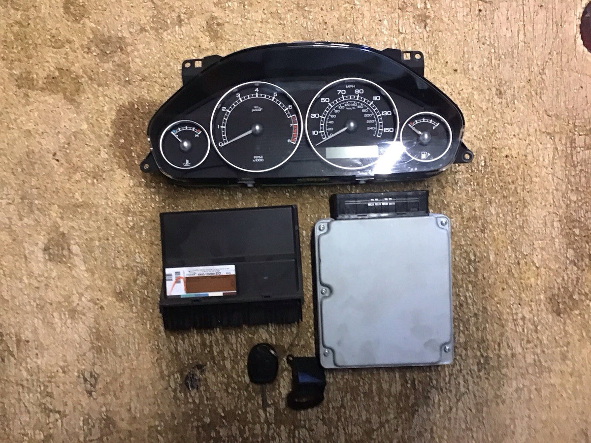 JAGUAR X TYPE 2.5 PETROL  ECU KIT 6X43 10K975 CS MANUAL AWD 2004 20092