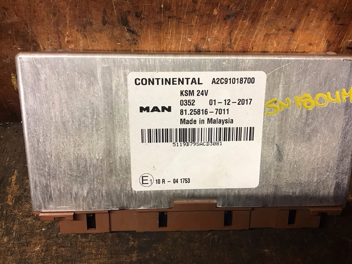 MAN TGX TGS KSM CONTROL UNIT 81.25816 7011 A2C91018700 EURO 6 2015 20204