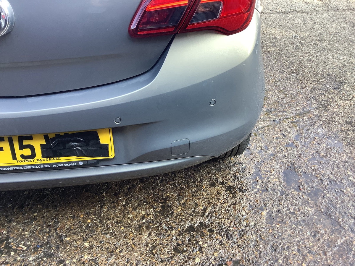 VAUXHALL CORSA E REAR BUMPER PEPPERDUST METALLIC Z40W 5 DOOR 2015 20194