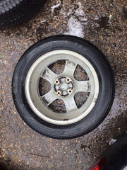 PEUGEOT 207 ALLOY WHEEL 15'' 9686100080 TYRE 205X55X15 2006 20128