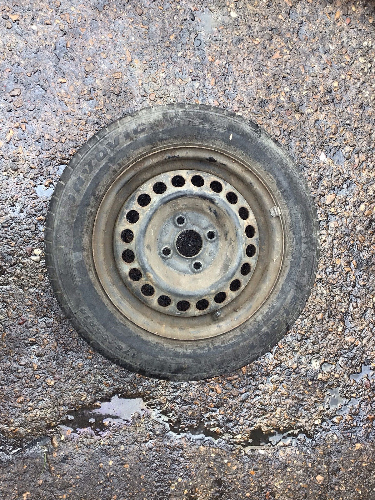 HONDA JAZZ MK2  SPARE WHEEL 14''  STEEL RIM TYRE 175X65X14  2002 20082