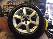 VOLKSWAGEN POLO 6R  ALLOY WHEEL 15" 6R0601025C  TYRE 195X55X15 2009 20172
